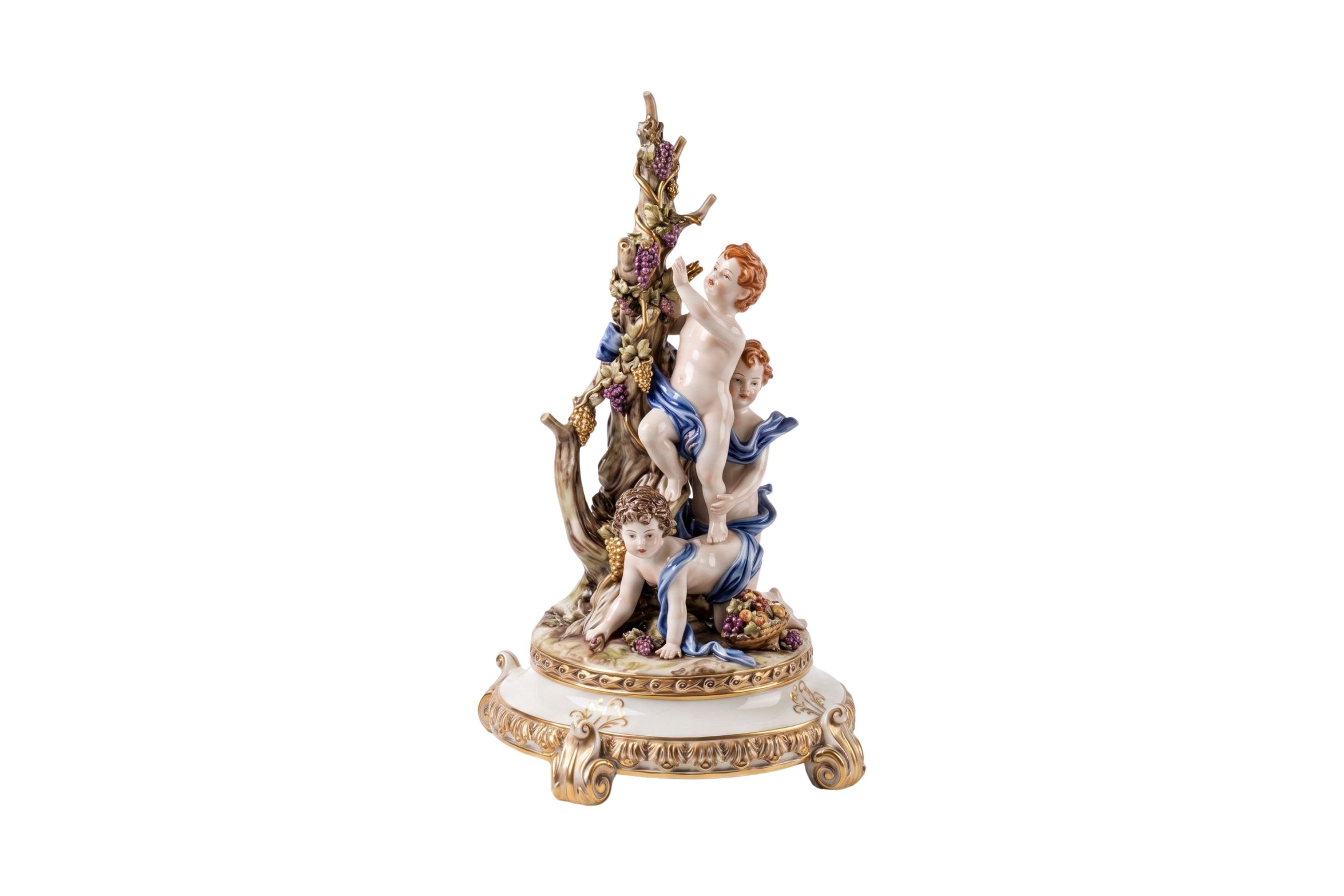 Grape Harvest — Cortese porcelain figurine