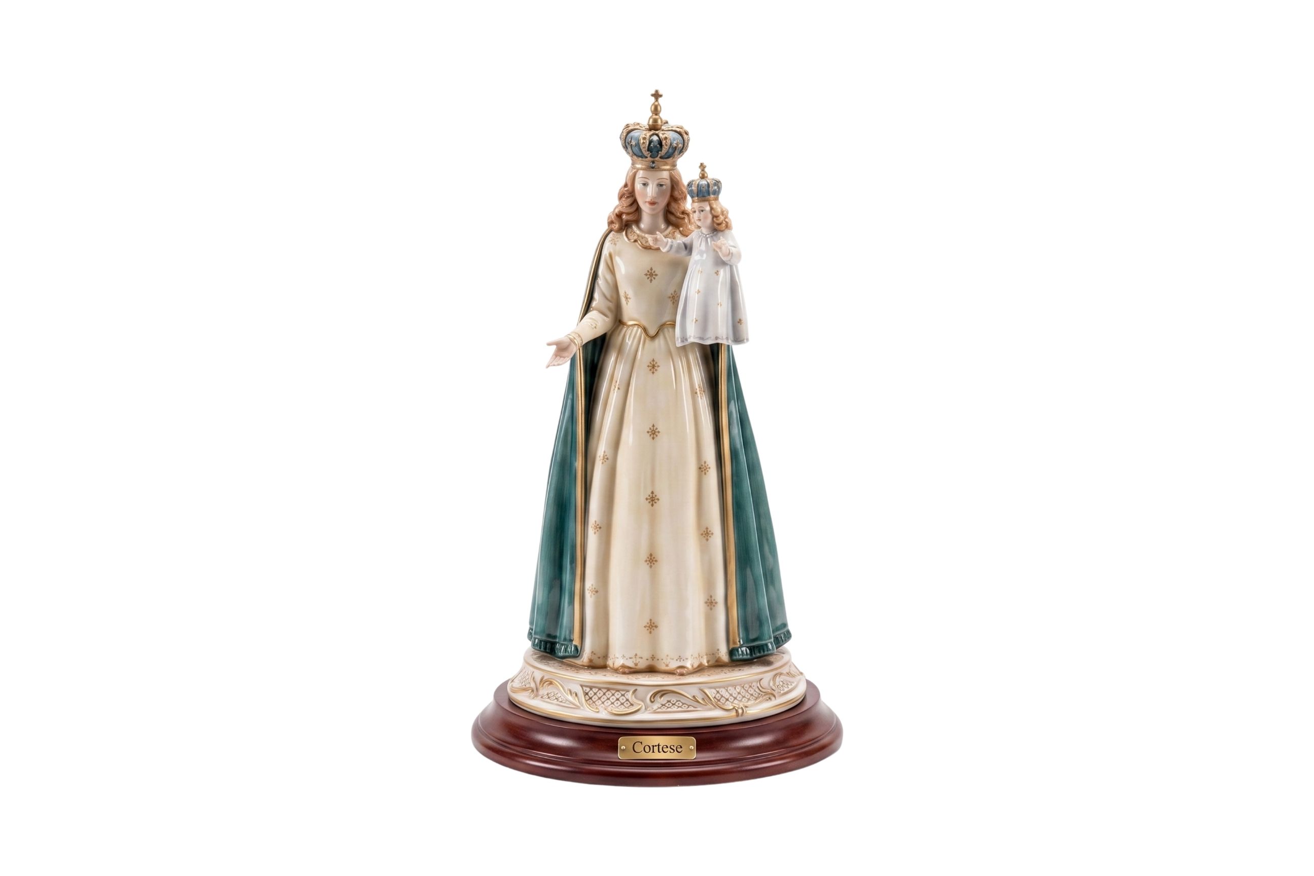 Пресвятая Мария, Царица Небесная — фарфоровая статуэтка Cortese